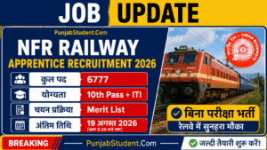 NFR Railway Apprentice Recruitment 2026