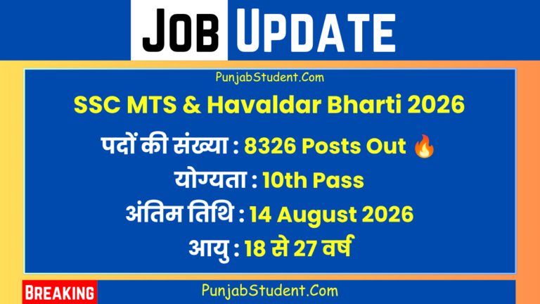 SSC MTS Recruitment 2026