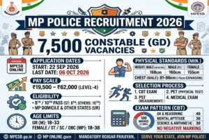 MP Police Constable Recruitment 2026